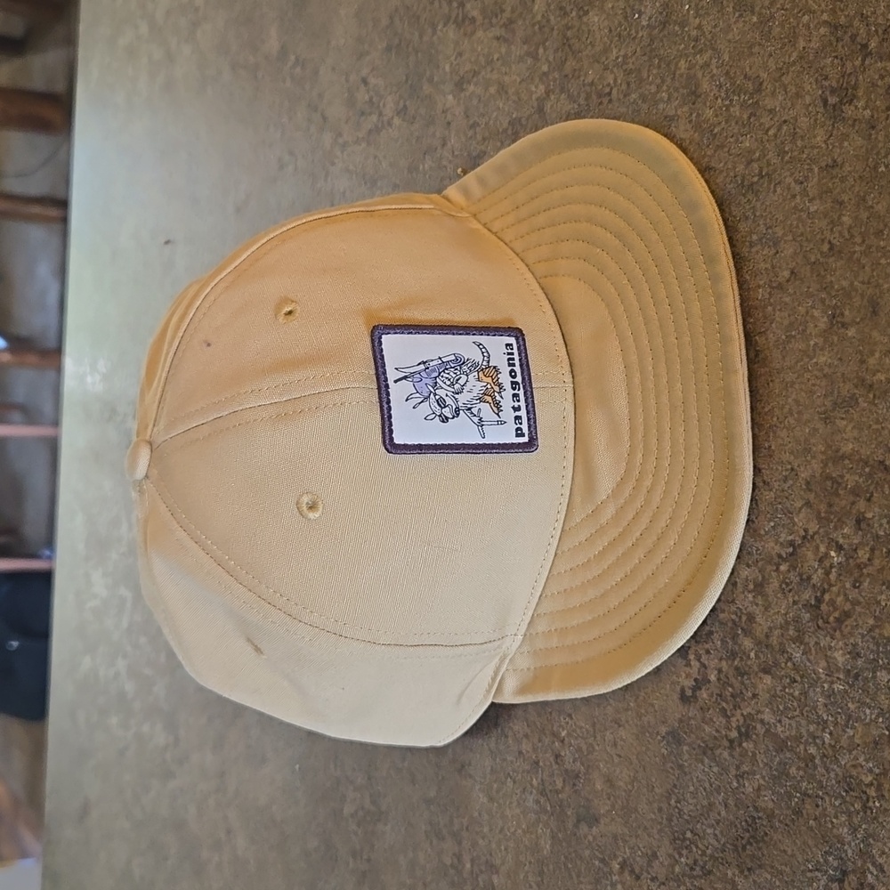 Patagonia Scrap Everyday Cap, Fun Hogs Armadillo, Classic Tan